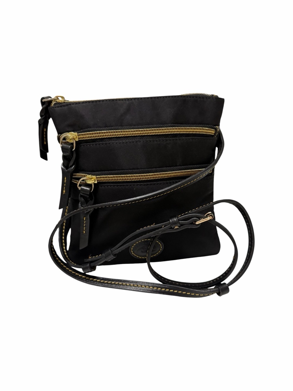 Dooney & Bourke Solid Black Crossbody Handbag